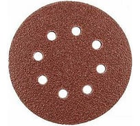 Шлифовальный круг AP310E 125 мм, на липучке, 8 отверстий, Р60, 100 шт Interflex 3123603008-100