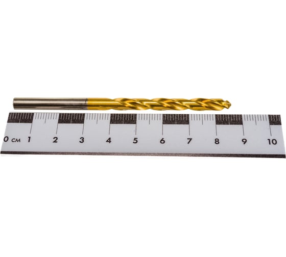 Набор сверл по металлу НС 11 (10 шт; 1-10 мм; Р6М5; TIN) ТИЗ 4607094840473