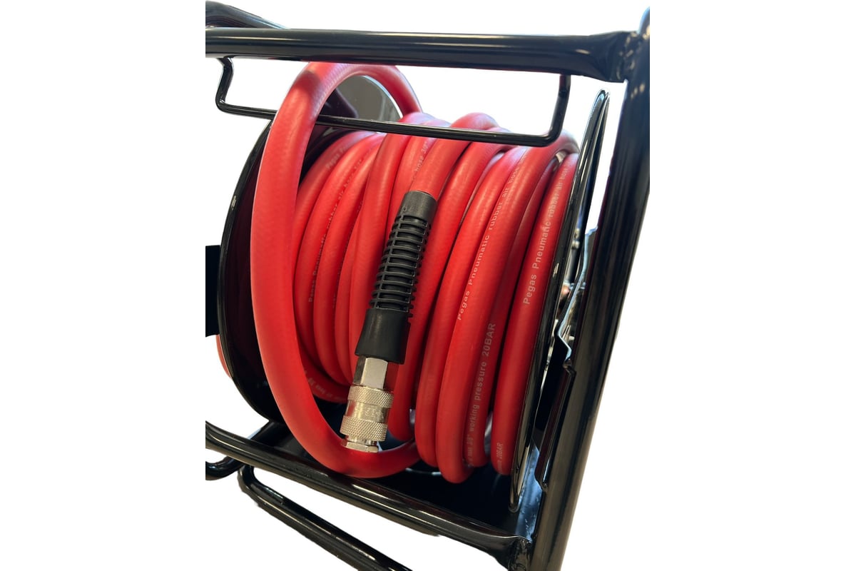Катушка ручная с пневмошлангом 20 м+2 м Pegas pneumatic 4937 - выгодная ...