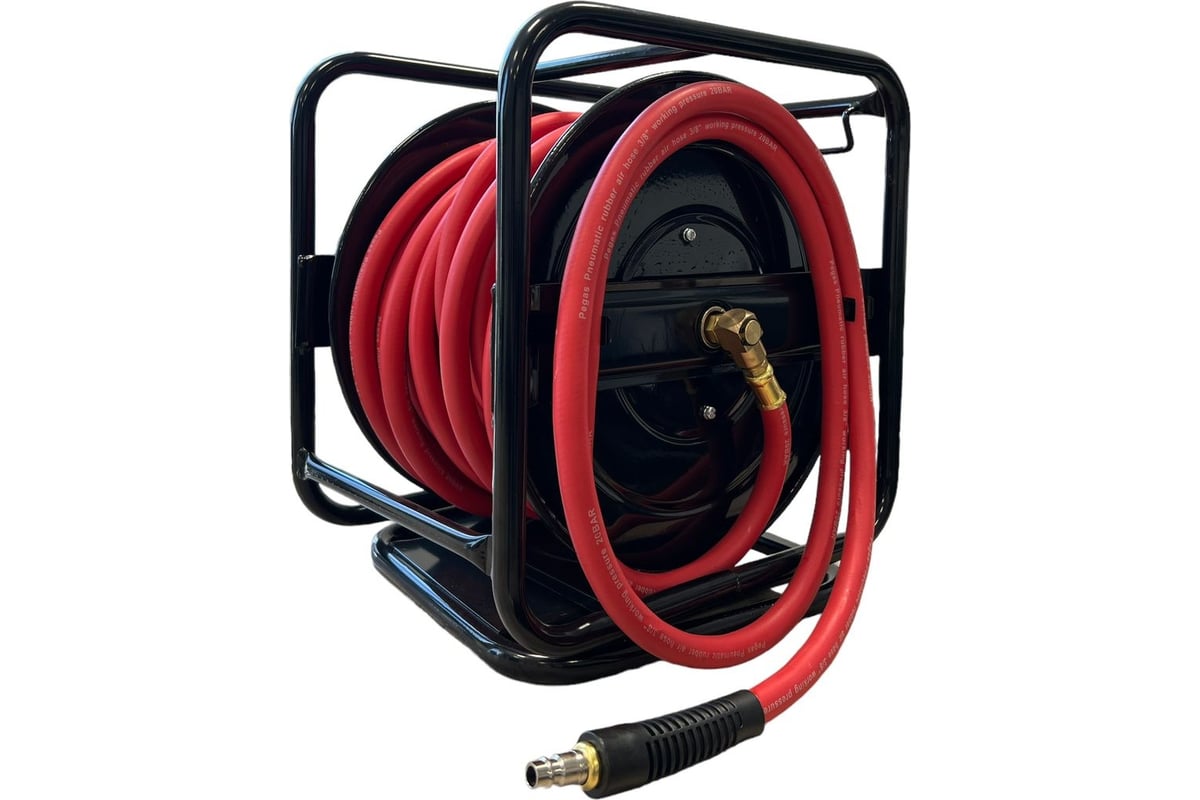 Катушка ручная с пневмошлангом 20 м+2 м Pegas pneumatic 4937 - выгодная ...