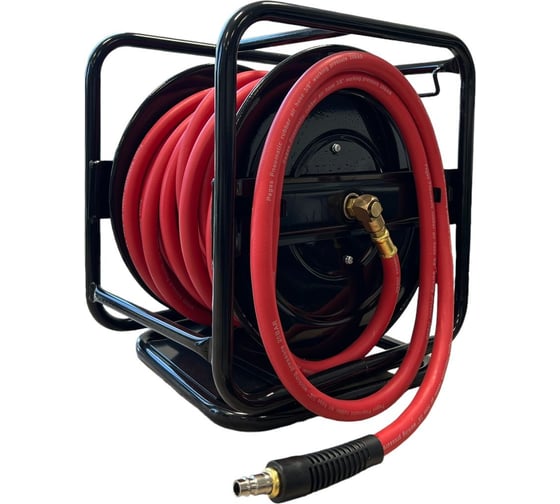 Катушка ручная с пневмошлангом 20 м+2 м Pegas pneumatic 4937
