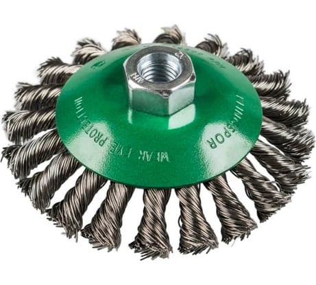 Коническая щетка BK600Z 115 мм, M14, INOX 0.5 Klingspor 358330