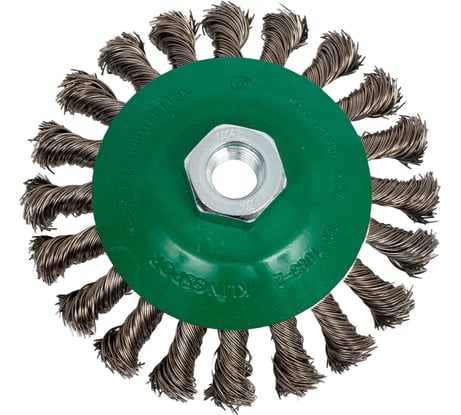 Коническая щетка BK600Z 115 мм, M14, INOX 0.5 Klingspor 358330