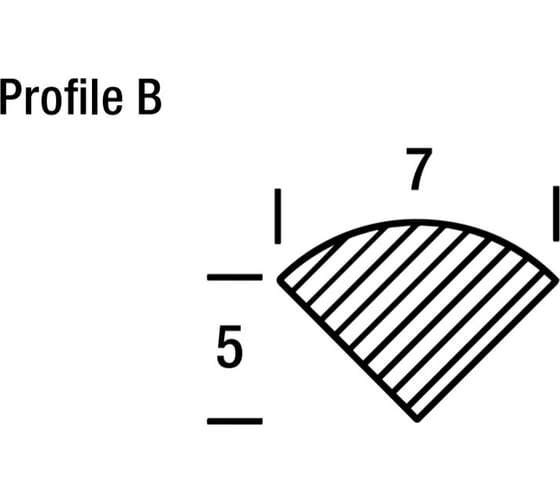 Сварочный пруток ПЭНД (HDPE; 7х5 мм; черный) LEISTER 104.284