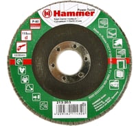 Круг лепестковый торцевой КЛТ-1 Flex 213-003 (115х22 мм; Р80) HAMMER 29429