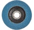Круг лепестковый торцевой КЛТ-1 Premium SE 213-036 (125х22 мм; Р80; цирконий) HAMMER 537833 1