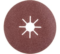 Круг шлифовальный фибровый Flex 243-009 (5 шт; 125 мм; P60; 12000 об/мин; 80 м/с) HAMMER 526838