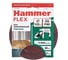 Круг шлифовальный фибровый Flex 243-009 (5 шт; 125 мм; P60; 12000 об/мин; 80 м/с) HAMMER 526838 3