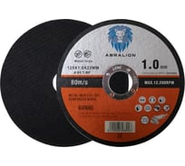 Круг отрезной 125x1x22 мм, А60 T-BF, металл/нерж. ABRALION 8926