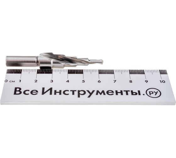 Сверло ступенчатое по металлу (4-12 мм; 5 мм; хвостовик 10 мм) AT-S ST4-12