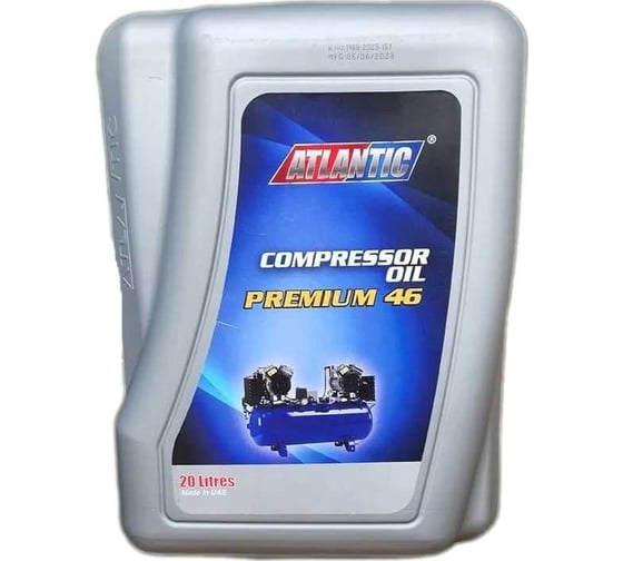 Масло компрессорное минеральное Compressor Oil 46 20 л Atlantic 26005