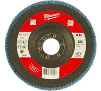Лепестковый диск Zirconium (125 мм; GRIT 80) Milwaukee 4932472226