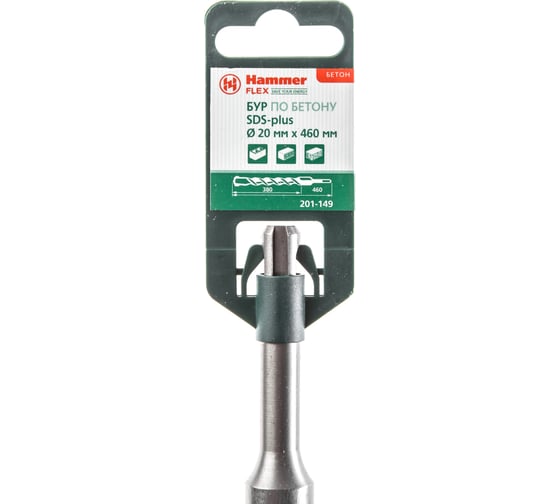 Бур Flex 201-149 (20х380х460 мм; SDS-plus) HAMMER 363802
