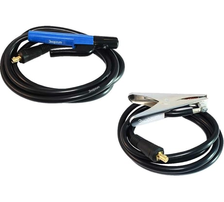 Комплект сварочных проводов КГ 1x25 ГОСТ (5+5 метров; вилка 35-50) ЭНАРГИТ КС300-10