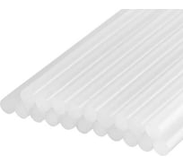 Клеевой стержень диаметр 11 мм, длина 100 мм, этиленвинилацетат, прозрачный, 25 шт Pro Legend PL9680_25