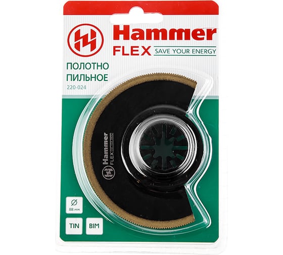 Полотно пильное универсальное 88 мм Flex 220-024 MF-AC 024 для МФИ HAMMER 159614