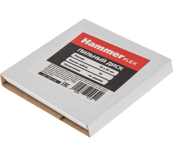 Диск пильный Flex 205-134 по дереву (10х85 мм; 36 зубьев) HAMMER 549566
