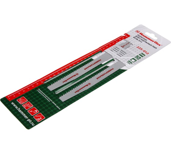 Полотно универсальное (2 шт; 300x19x1.25 мм) Flex для сабельных пил S1411DF HAMMER 58809 225-012