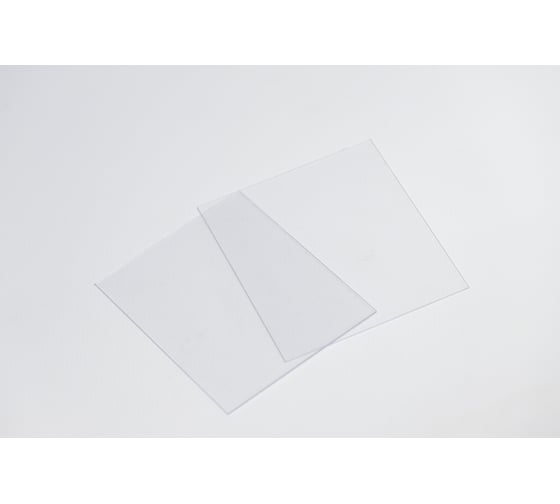 Стекло (поликарбонат) 110x90 мм, 10 шт PLAZWELD С-110х90