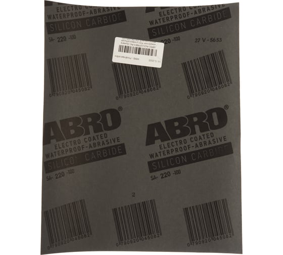 Бумага наждачная Abro универсальная водостойкая Р100 ABRO INDUSTRIES INC SA-100-100