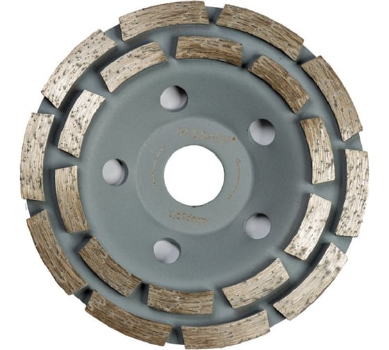 Чашка алмазная шлифовальная двухрядная Premium (125х5х22.2 мм) OXCRAFT PO000117634 1