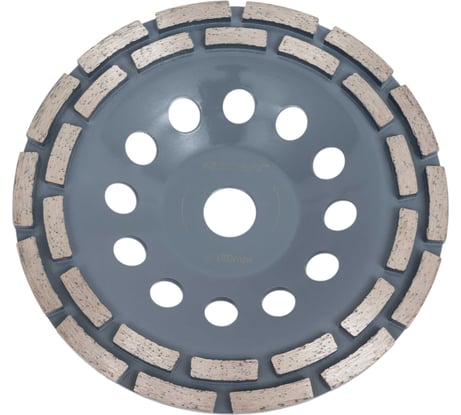 Чашка алмазная шлифовальная двухрядная Premium (180х5х22.2 мм) OXCRAFT PO000134218