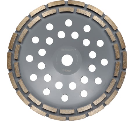 Чашка алмазная шлифовальная двухрядная Premium (230х5х22.2 мм) OXCRAFT PO000134219