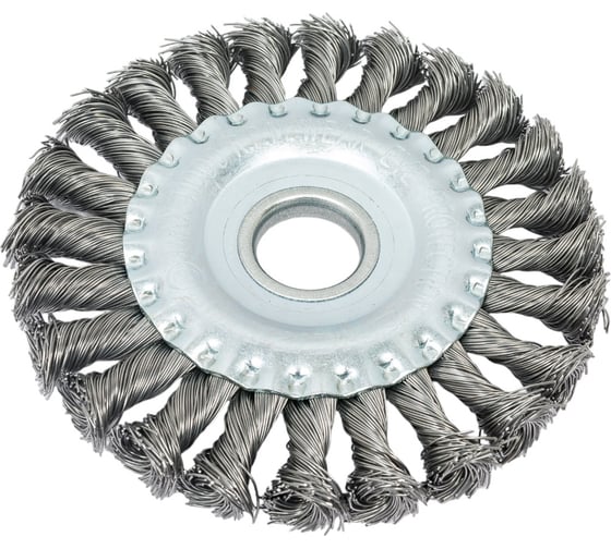 Щетка металлическая крученая (125х22.2 мм) OXCRAFT PO000093806