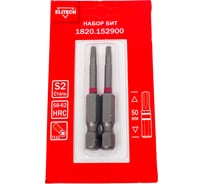 Биты TORX10, 50 мм, 2 шт 1820.15290 Elitech 204288