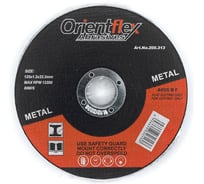 Диск отрезной по металлу OrientFLEX 125x1.2x22.2 мм, 10 шт Orientcraft OC125122210E