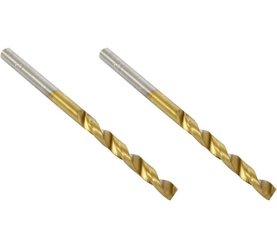 Сверло по металлу Flex 202-105 DR MT (2 шт; 3х33х61 мм; DIN338; HSS-G TIN) HAMMER 30790