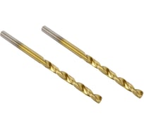 Сверло по металлу Flex 202-108 DR MT (2 шт; 3.5х39х70 мм; DIN338; HSS-G TIN) HAMMER 30793