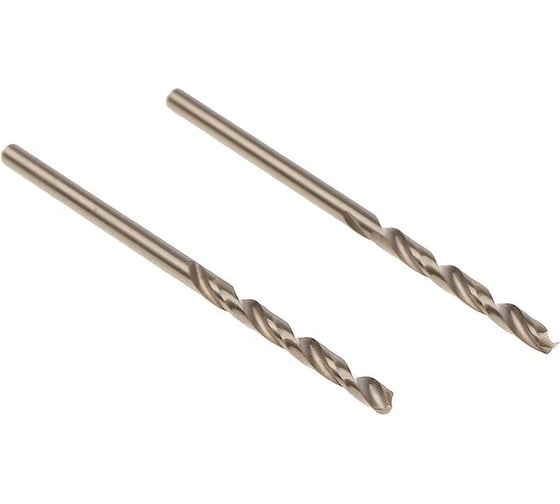 Сверло кобальтовое Flex 202-503 DR CO (2 шт; 2х49 мм; DIN338; HRC65-70) HAMMER 58993 1