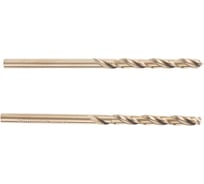 Сверло кобальтовое Flex 202-507 DR CO (2 шт; 4х75 мм; DIN338; HRC65-70) HAMMER 59141