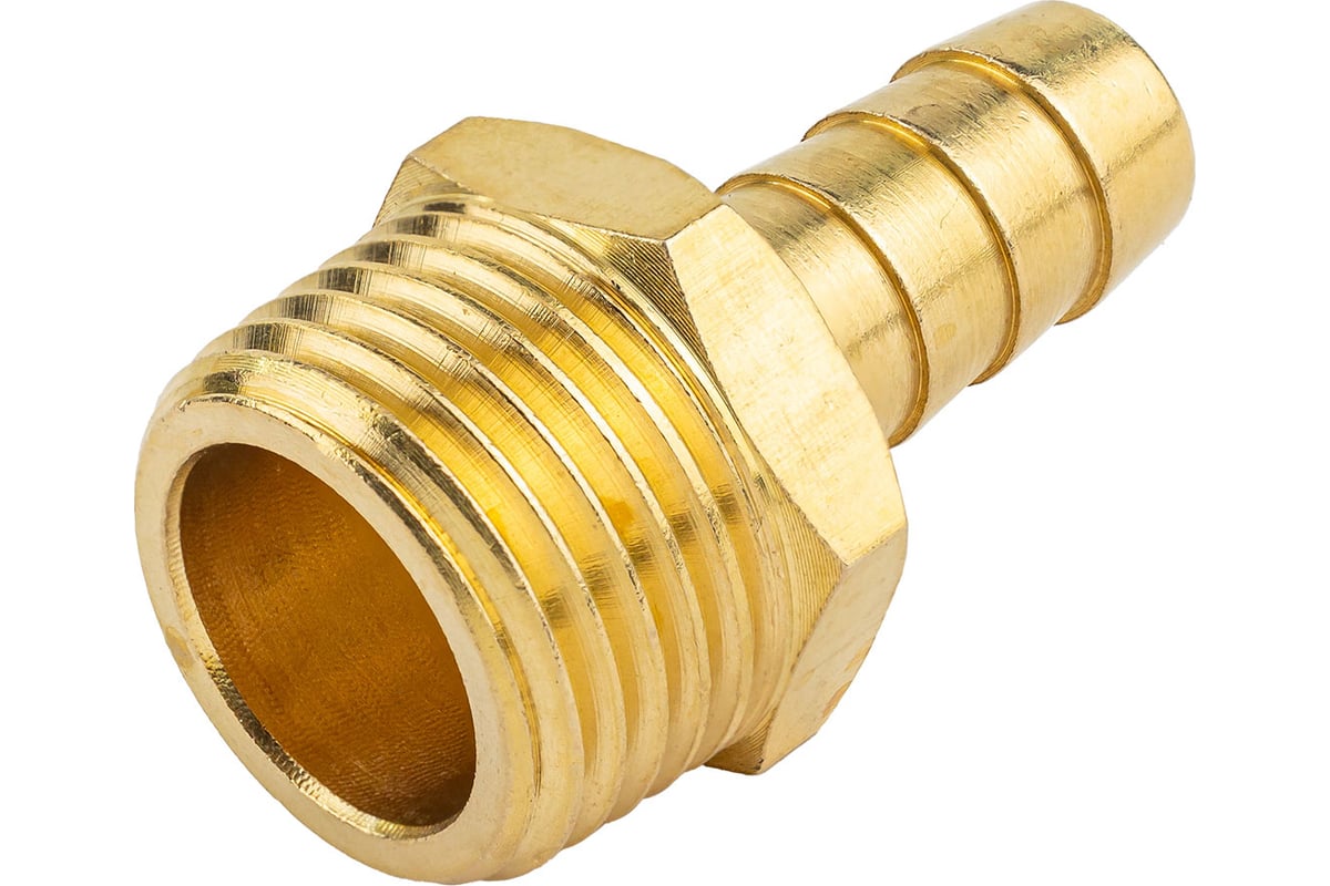 Штуцер пневматический наружная резьба 1/2" - елочка 10 мм Forsage F ...