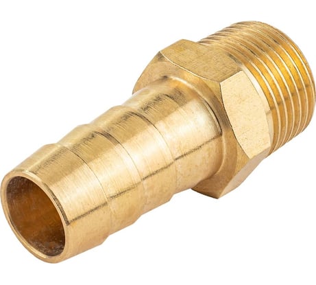 Штуцер пневматический наружная резьба 3/8" - елочка 12 мм Forsage F-MH06/08(58730)