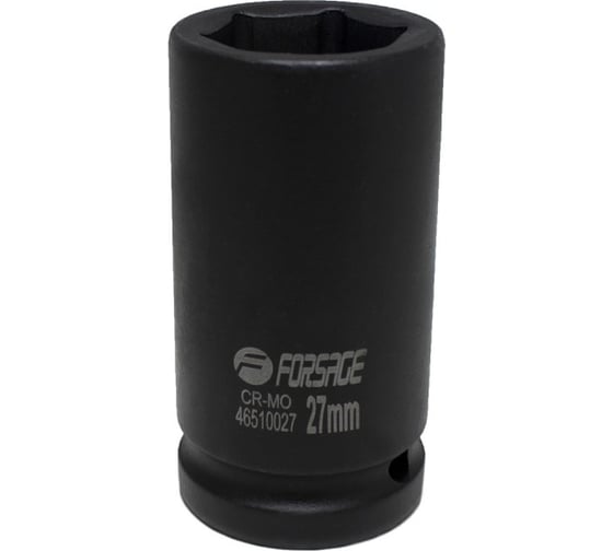 Головка ударная глубокая 27 мм, 6-гранная, 3/4"DR Forsage F-46510027(6316)