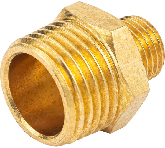 Соединитель резьбовой наружная резьба 1/2" x 1/4" Forsage F-MM08/04(58738) 1