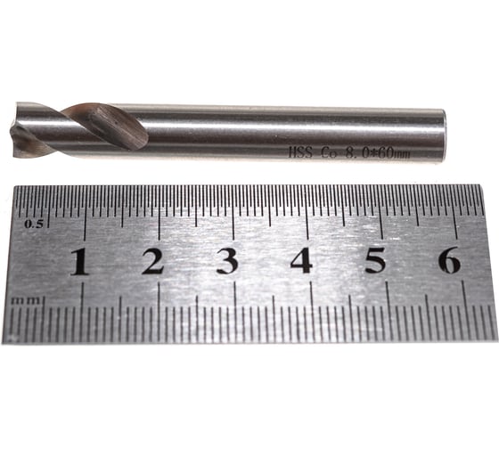 Сверло для точечной сварки (8х60 мм; HSS-M35) KING TONY 7E51180-60