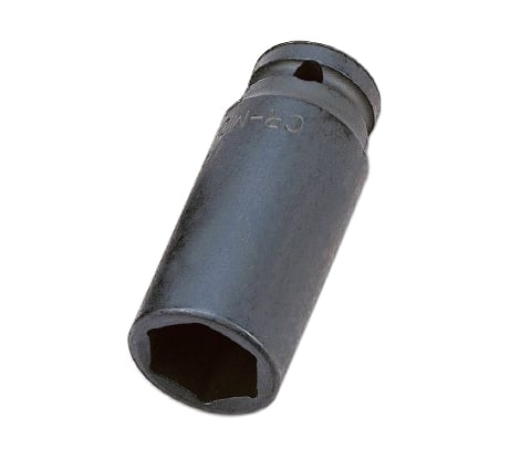 Головка торцевая ударная удлиненная 6-гранная 1/2" HONITON, 23 мм ISK-A4023MLB В0000000182987