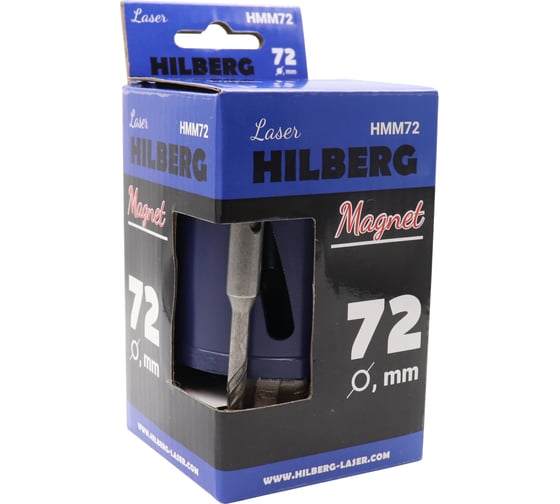 Коронка алмазная по бетону Laser Magnet 72 мм HILBERG HMM72