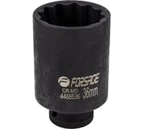 Головка ударная глубокая 12-гранная 36 мм, 1/2"DR Forsage F-4488536(54934)