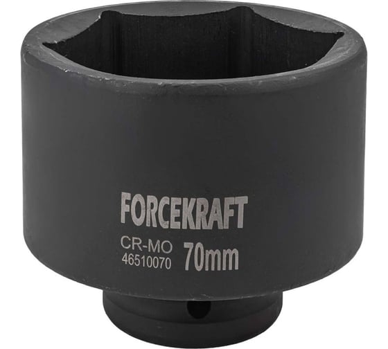 Головка ударная глубокая 6-гранная 70 мм, 3/4"DR FORCEKRAFT FK-46510070(19653) 1