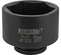 Головка ударная глубокая 6-гранная 120 мм, 1"DR FORCEKRAFT FK-485120120(57129)