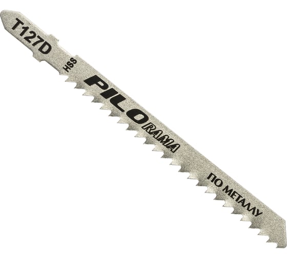 Пилки T127D (2 шт; 8 TPI; 100x75 мм; h=4-20 мм; HSS) по металлу Pilorama 541270 1