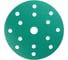 Диск шлифовальный Green Film на пленочной основе 15 отверстий, 150 мм, Р150, 5 шт Abraforce 181328 1