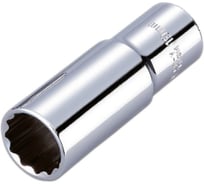 Головка торцевая удлиненная 12-гранная 1/2" HONITON, 17 мм SK-D1417MLC В0000000174007