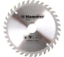 Диск пильный по дереву Flex 205-102 CSB WD (130х30/20/16 мм; Z-36) HAMMER 30652