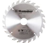 Диск пильный по дереву FlexCSB WD (185х30/20/16 мм; Z-24) HAMMER 30658 205-108