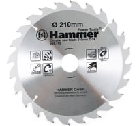 Диск пильный по дереву Flex CSB WD (210х30/20 мм; Z-24) HAMMER 30665 205-115